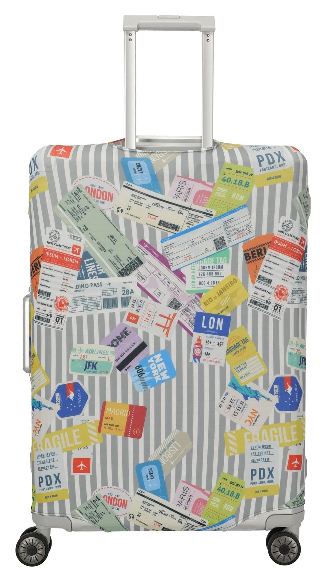 Potah na kufr Travelite Luggage Cover L Tickets 4