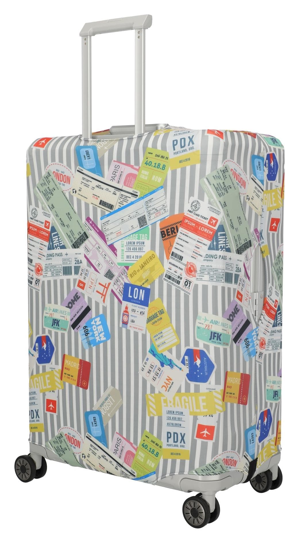Potah na kufr Travelite Luggage Cover L Tickets 5