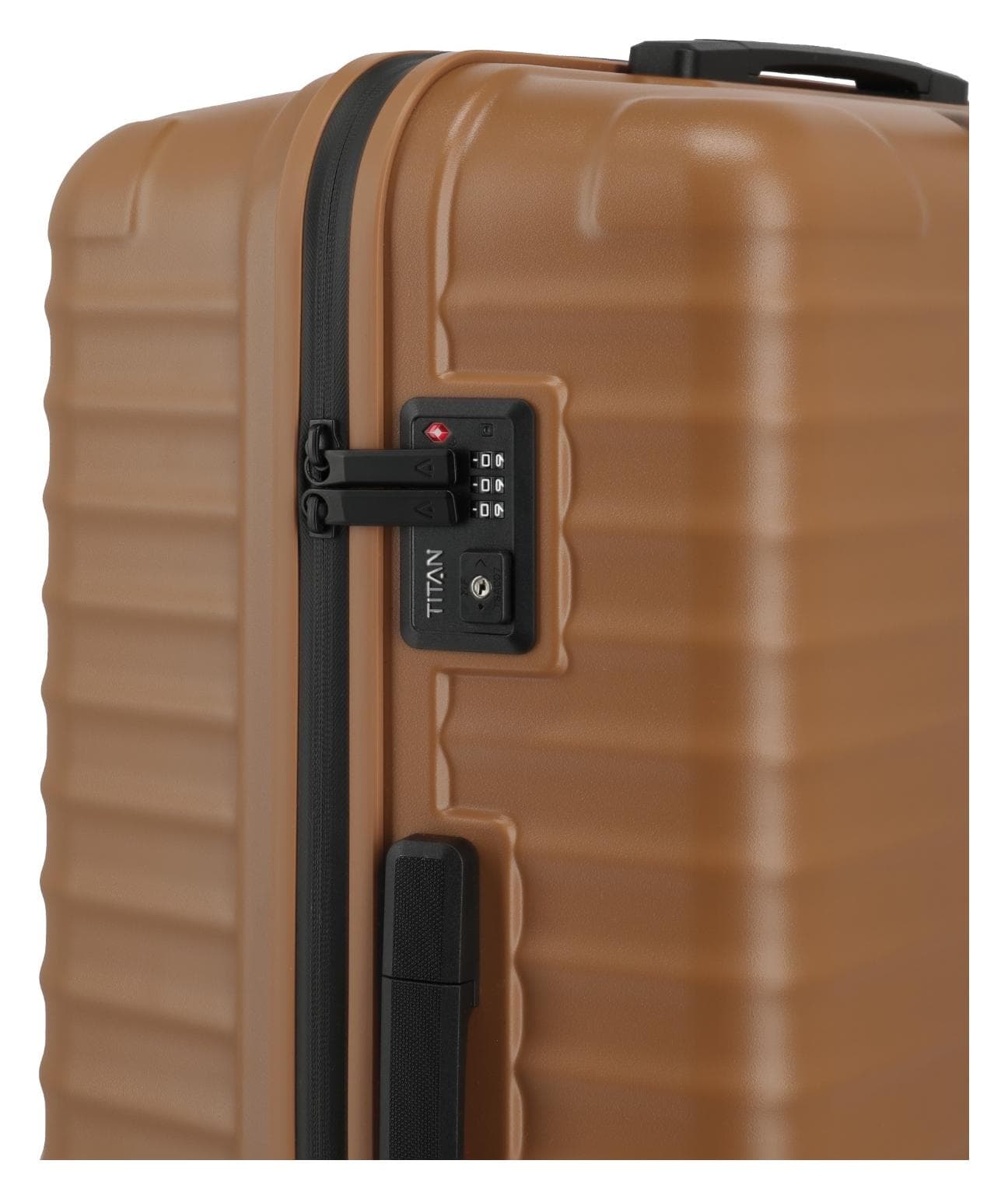 Velký skořepinový kufr Titan Upgrade L Canyon bronze 4