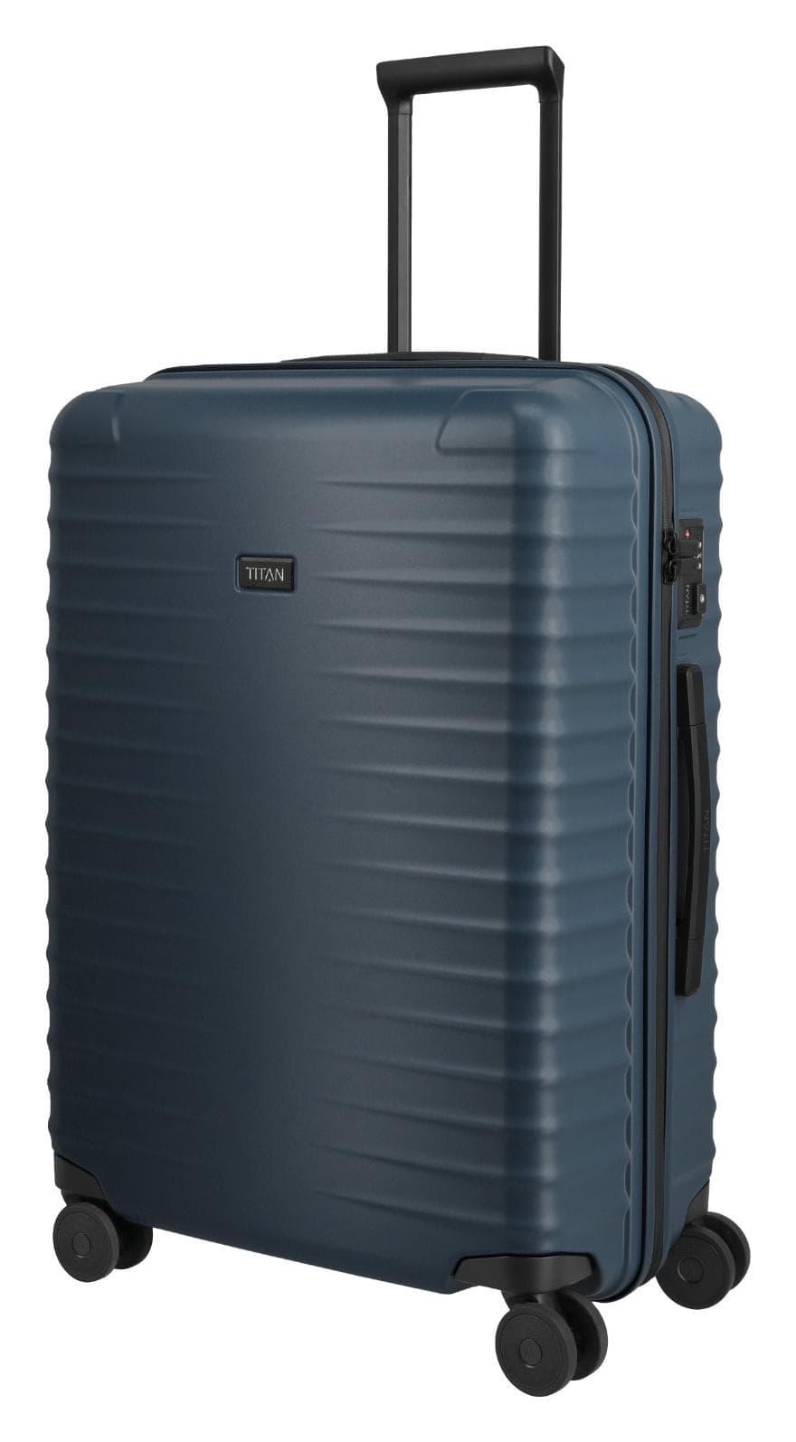 Střední skořepinový kufr Titan Upgrade M plus Midnight blue 2