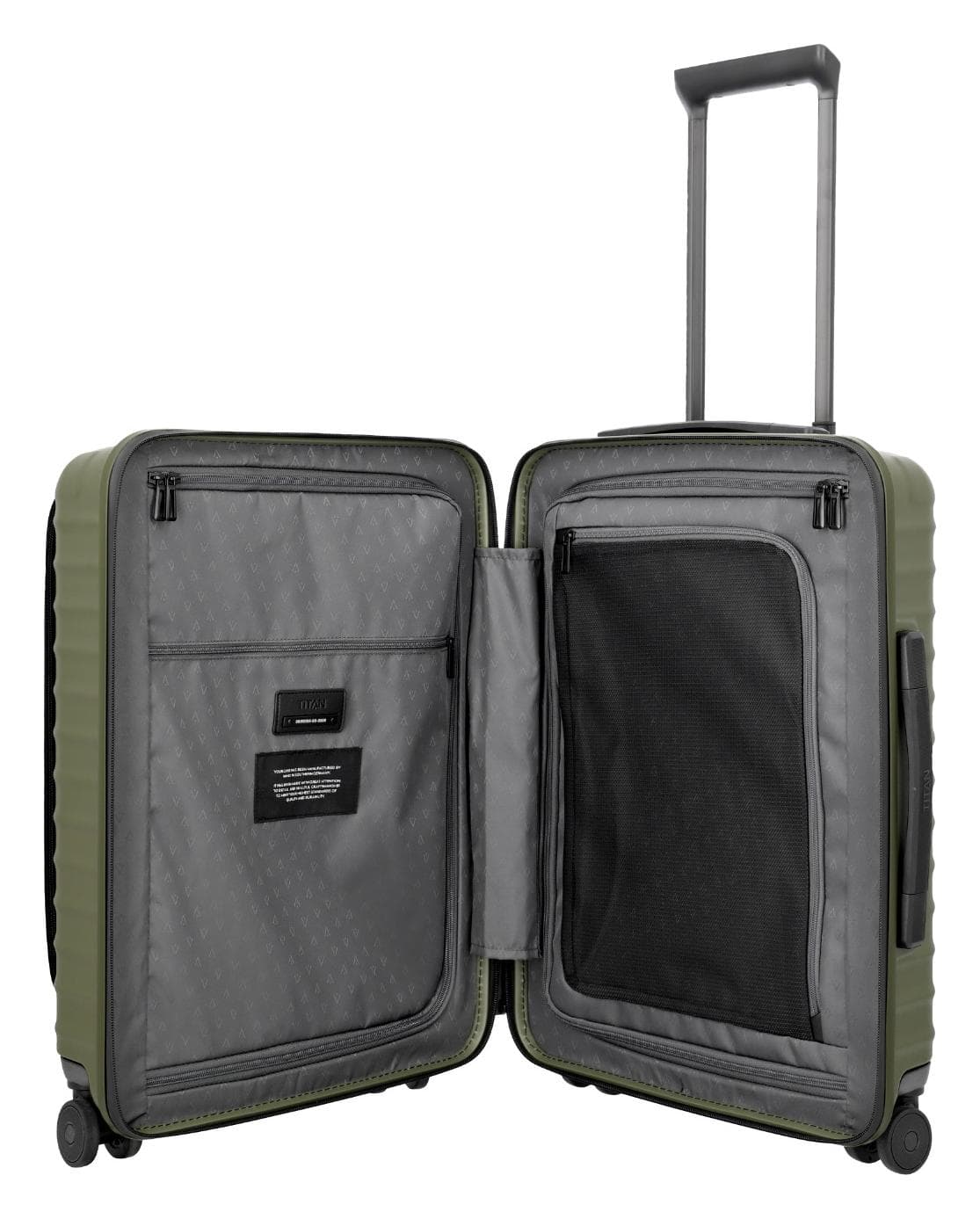 Palubní kufr na notebook Titan Upgrade S23 Front pocket Forest green 5