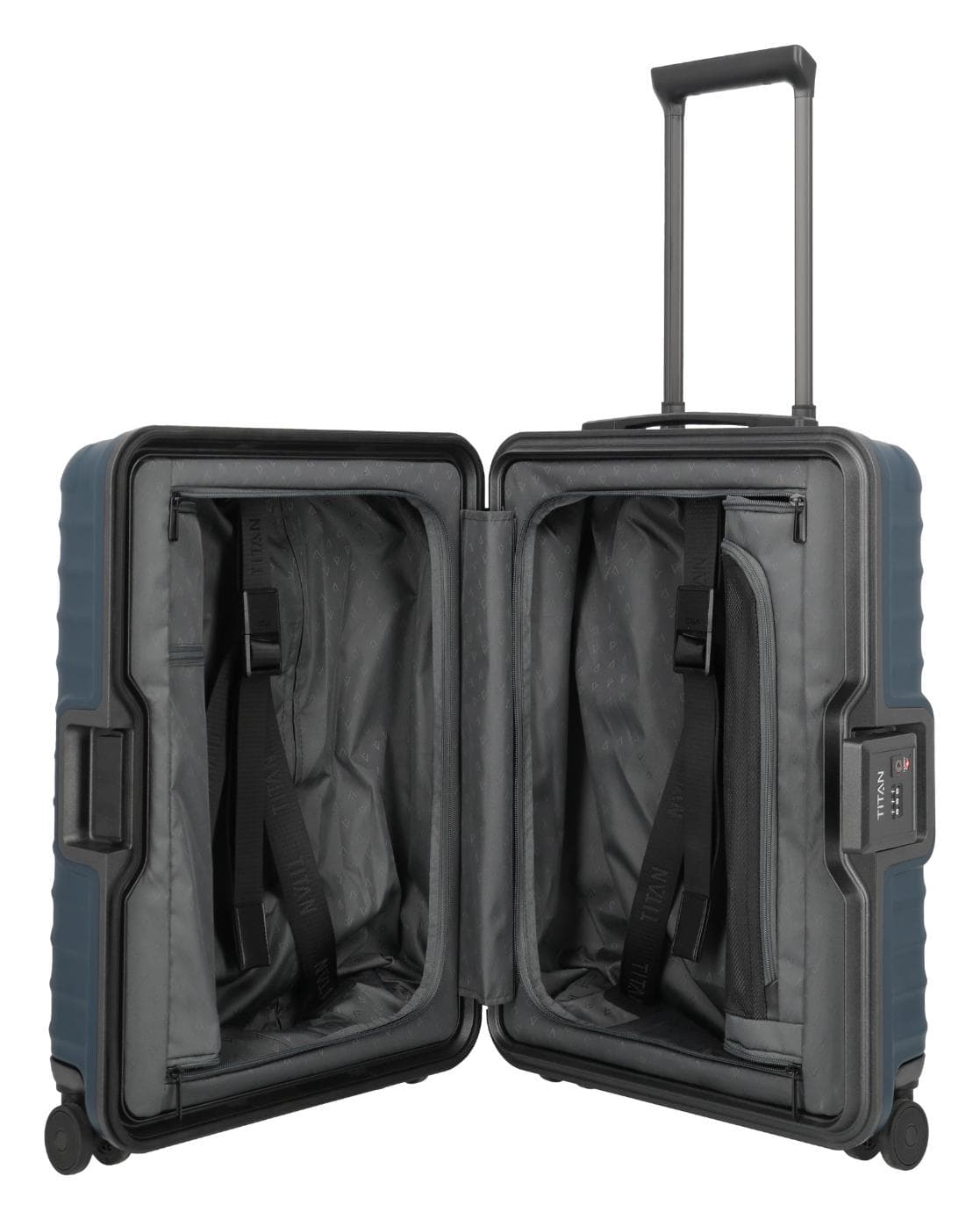 Skořepinový palubní kufr Titan Overseas S20 Midnight blue 6