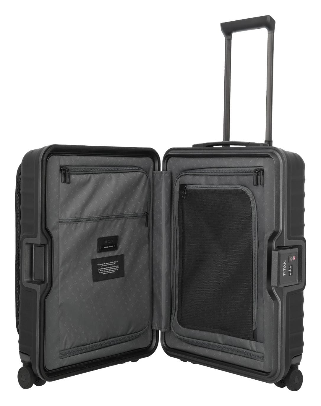Palubní kufr na notebook Titan Overseas S Front pocket Nightshade black 3