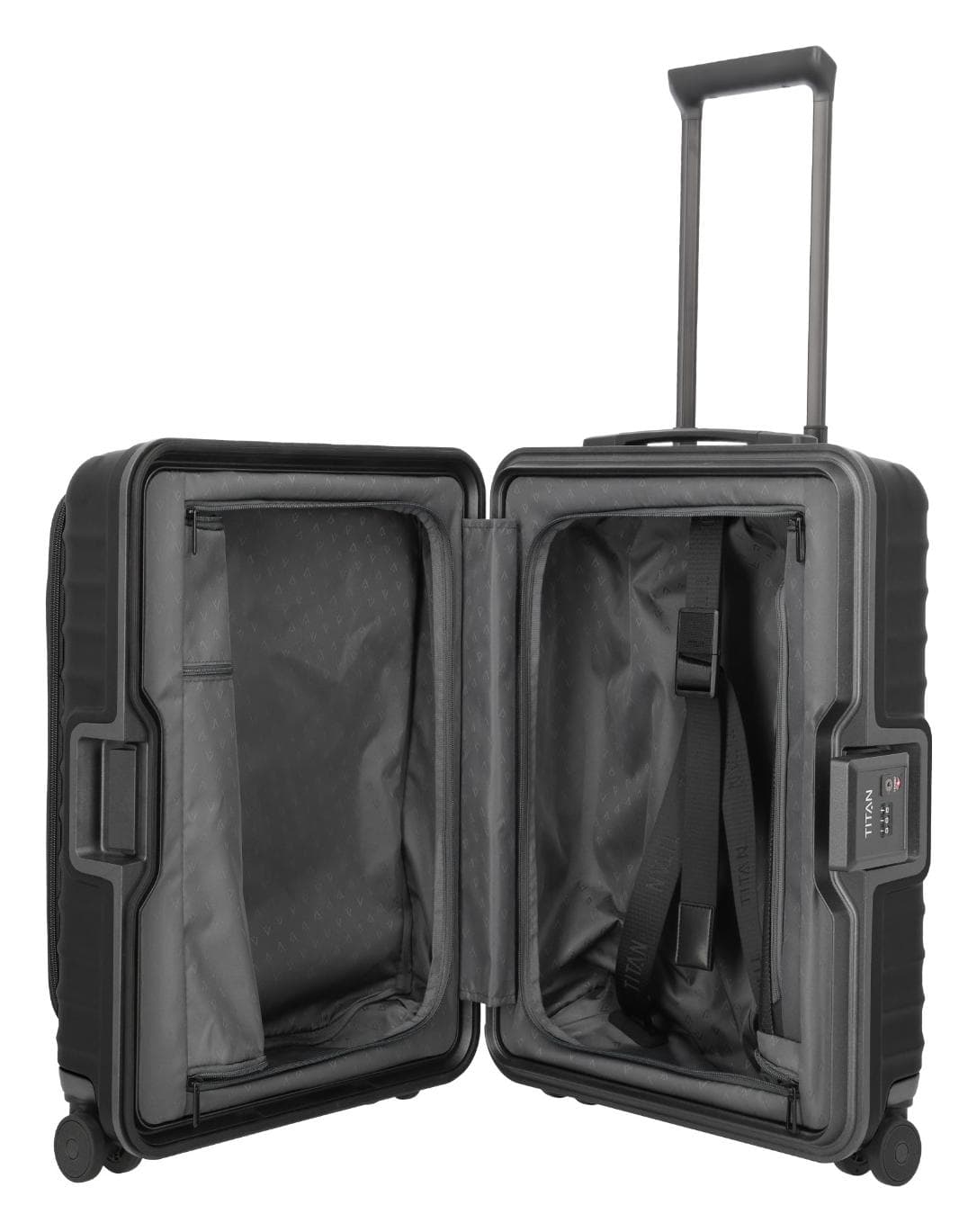 Palubní kufr na notebook Titan Overseas S Front pocket Nightshade black 4