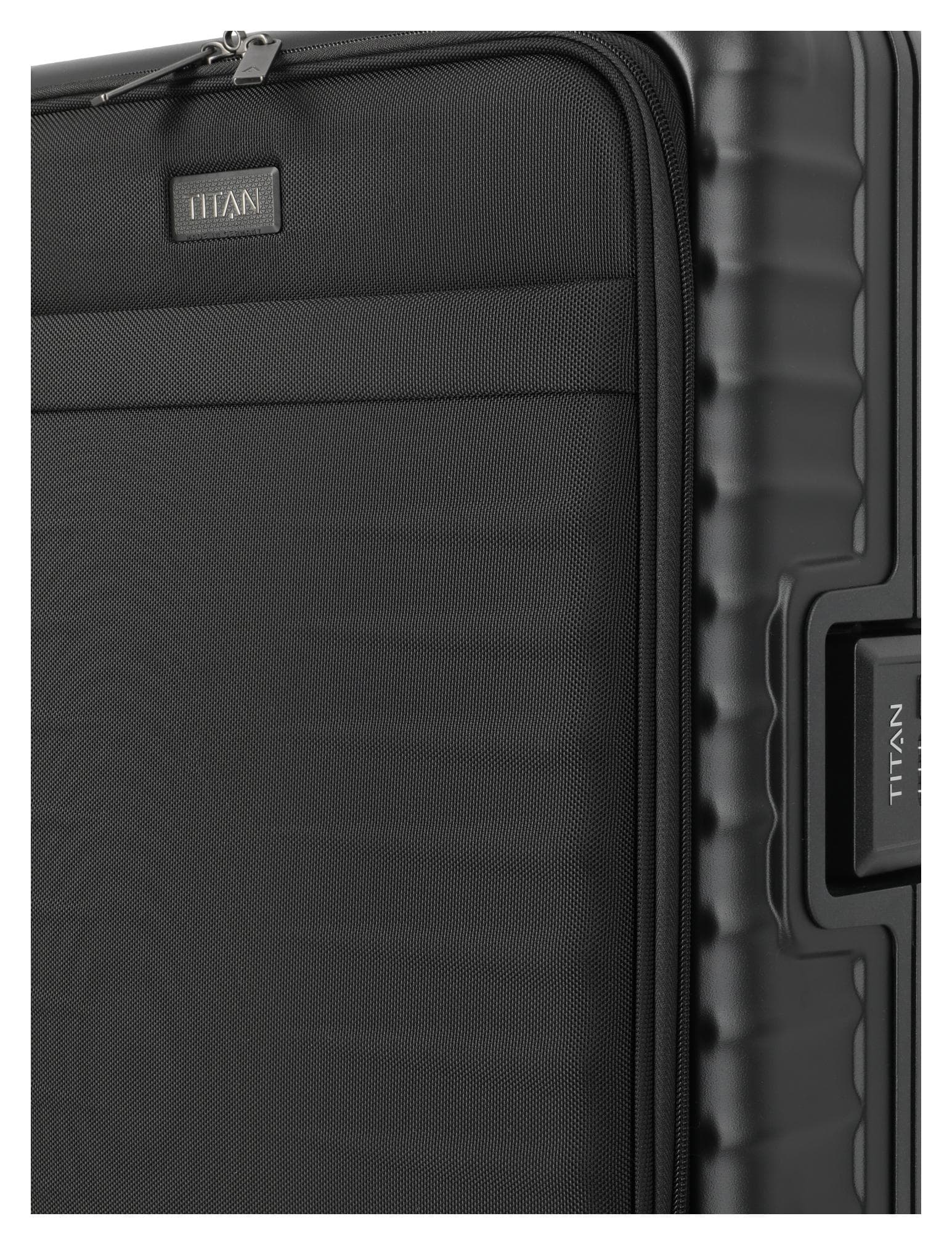 Palubní kufr na notebook Titan Overseas S Front pocket Nightshade black 6