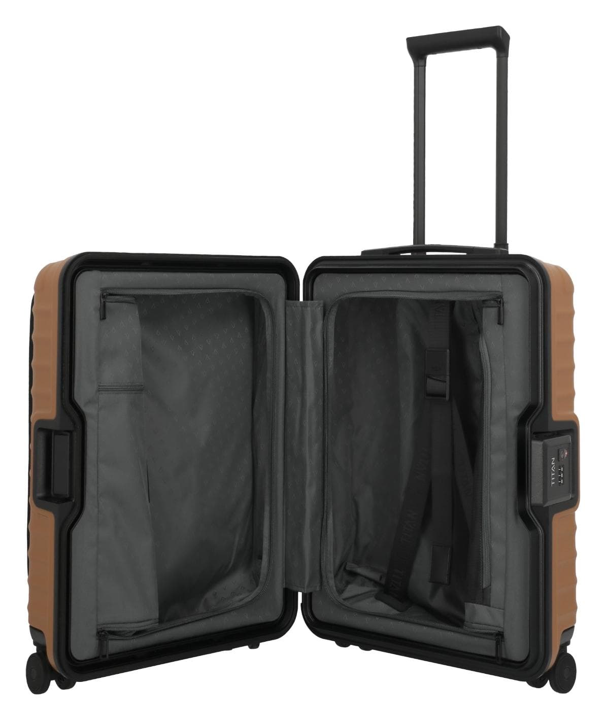 Palubní kufr na notebook Titan Overseas S Front pocket Canyon bronze 4