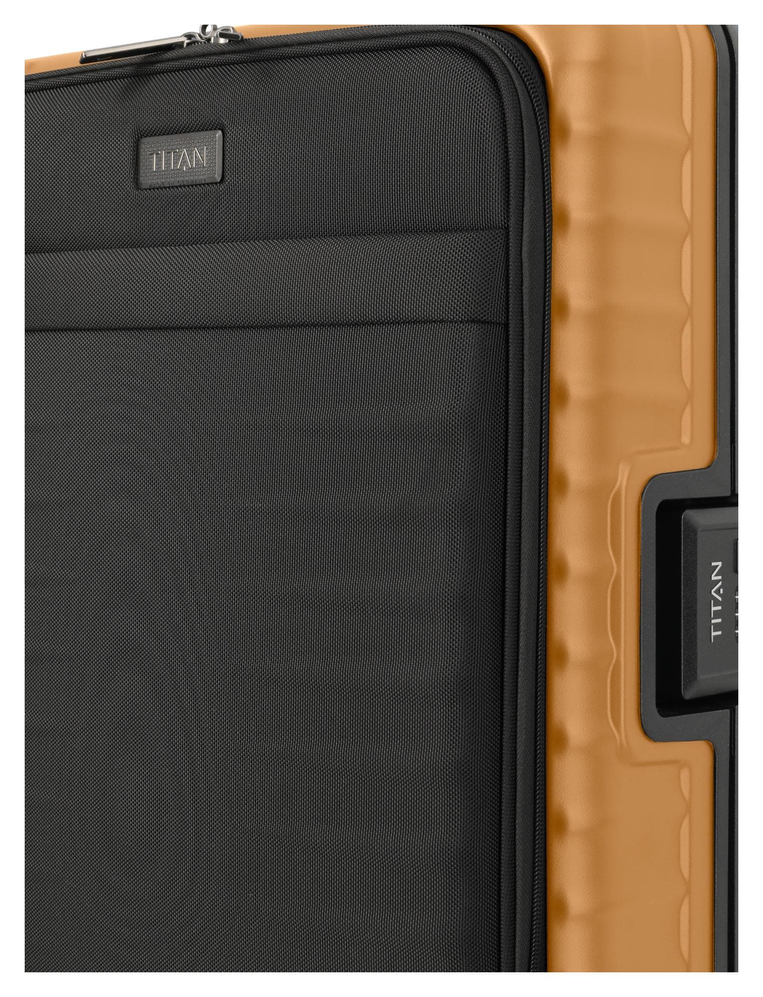 Palubní kufr na notebook Titan Overseas S Front pocket Canyon bronze 6