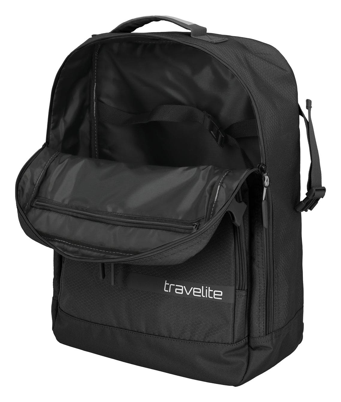 Příruční zavazadlo 55x40x20 Travelite Kick Off Multibag Backpack Black 5