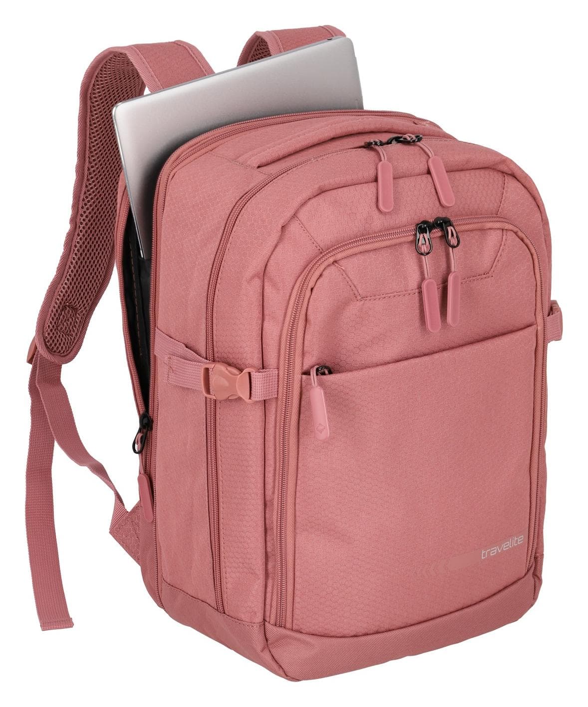 Batoh do letadla 40x20x25 Travelite Kick Off Cabin Backpack Rosé 5