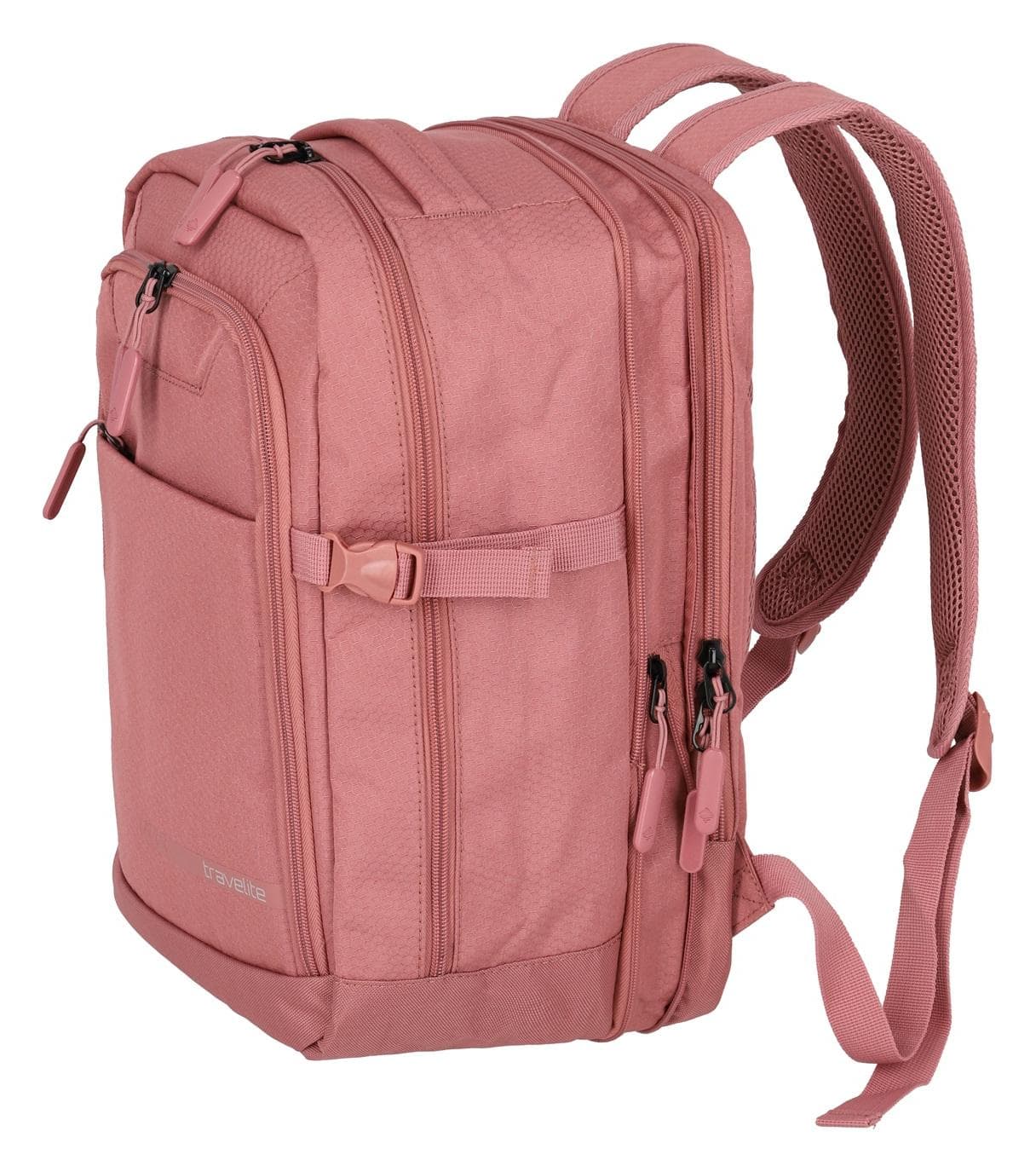 Batoh do letadla 40x20x25 Travelite Kick Off Cabin Backpack Rosé 3