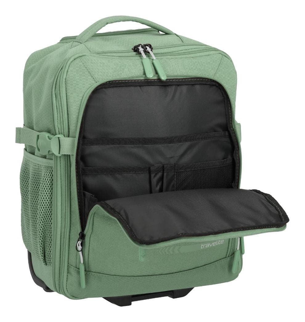 Cestovní batoh na kolečkách Travelite Kick Off Trolley Backpack Sage Green 6