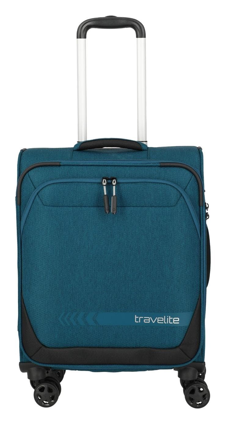 Textilní palubní kufr Travelite Kick Off 4w S Petrol 5