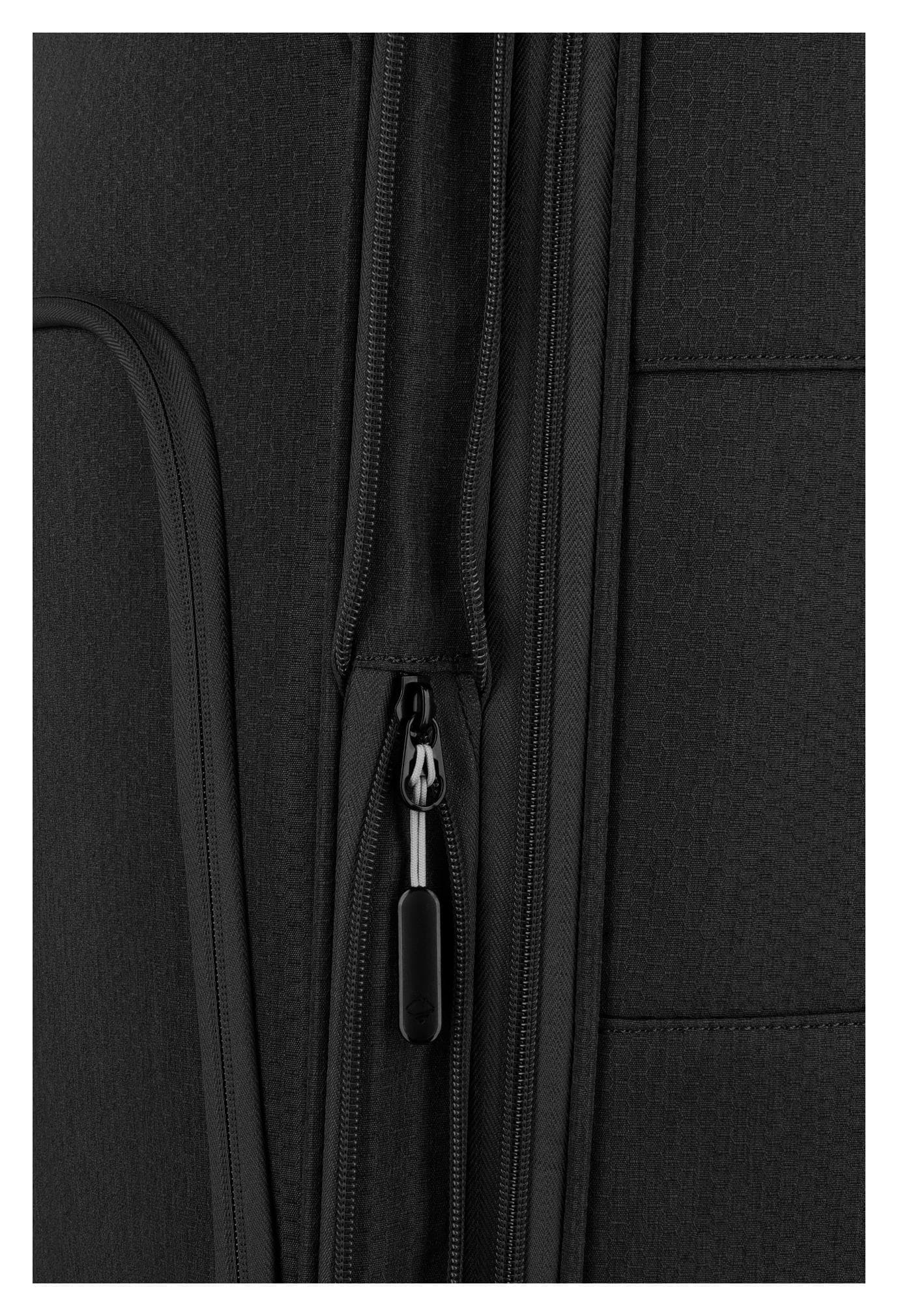 Velký textilní kufr na kolečkách Travelite Kick Off 4w L exp Black 4