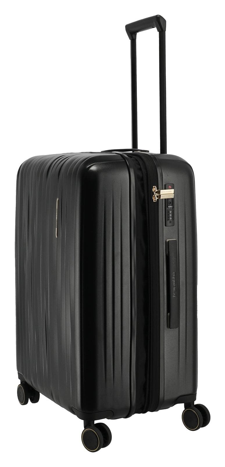Střední skořepinový kufr na kolečkách Travelite BARBARA Novelty M Black 4