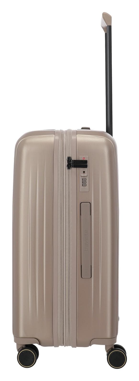 Střední skořepinový kufr na kolečkách Travelite BARBARA Novelty M Satin Nude 4