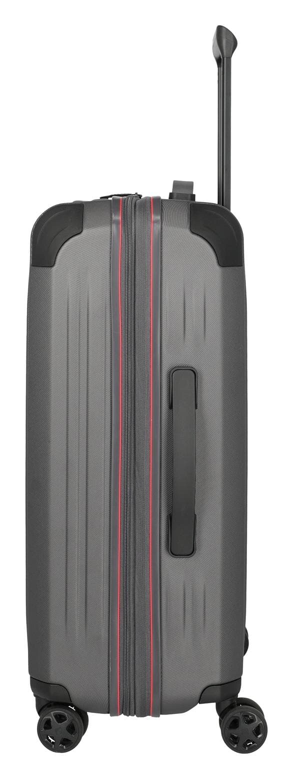 Střední skořepinový kufr na kolečkách Travelite Dynamiic M exp Anthracite 3