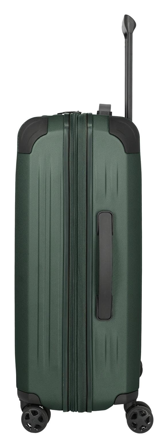 Střední skořepinový kufr na kolečkách Travelite Dynamiic M exp Green 3