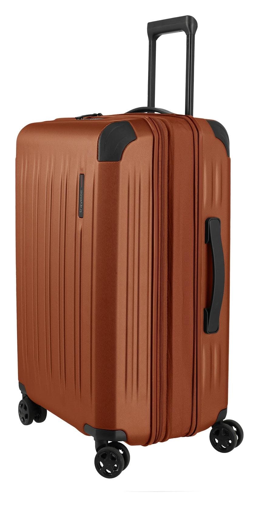 Střední skořepinový kufr na kolečkách Travelite Dynamiic M exp Copper 6