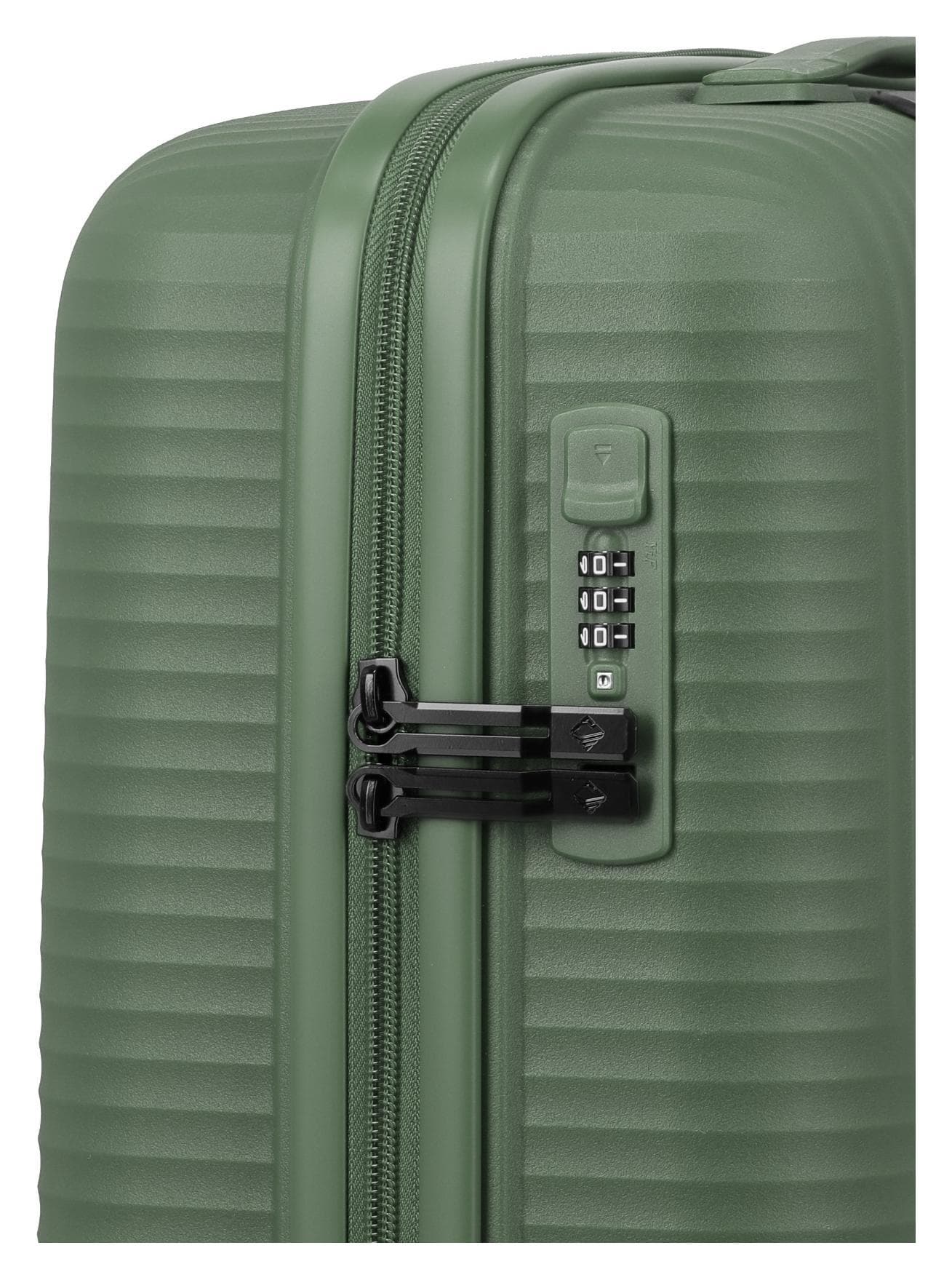 Palubní kufr Travelite Air Stripe S Slim Green 3
