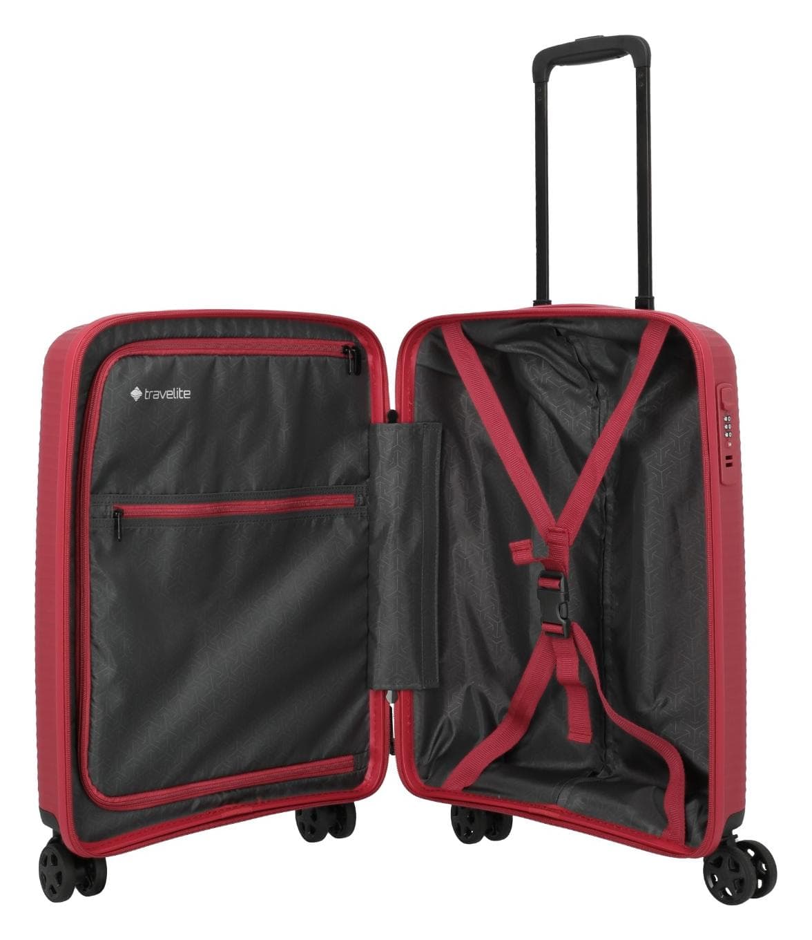 Palubní kufr Travelite Air Stripe S Red 6