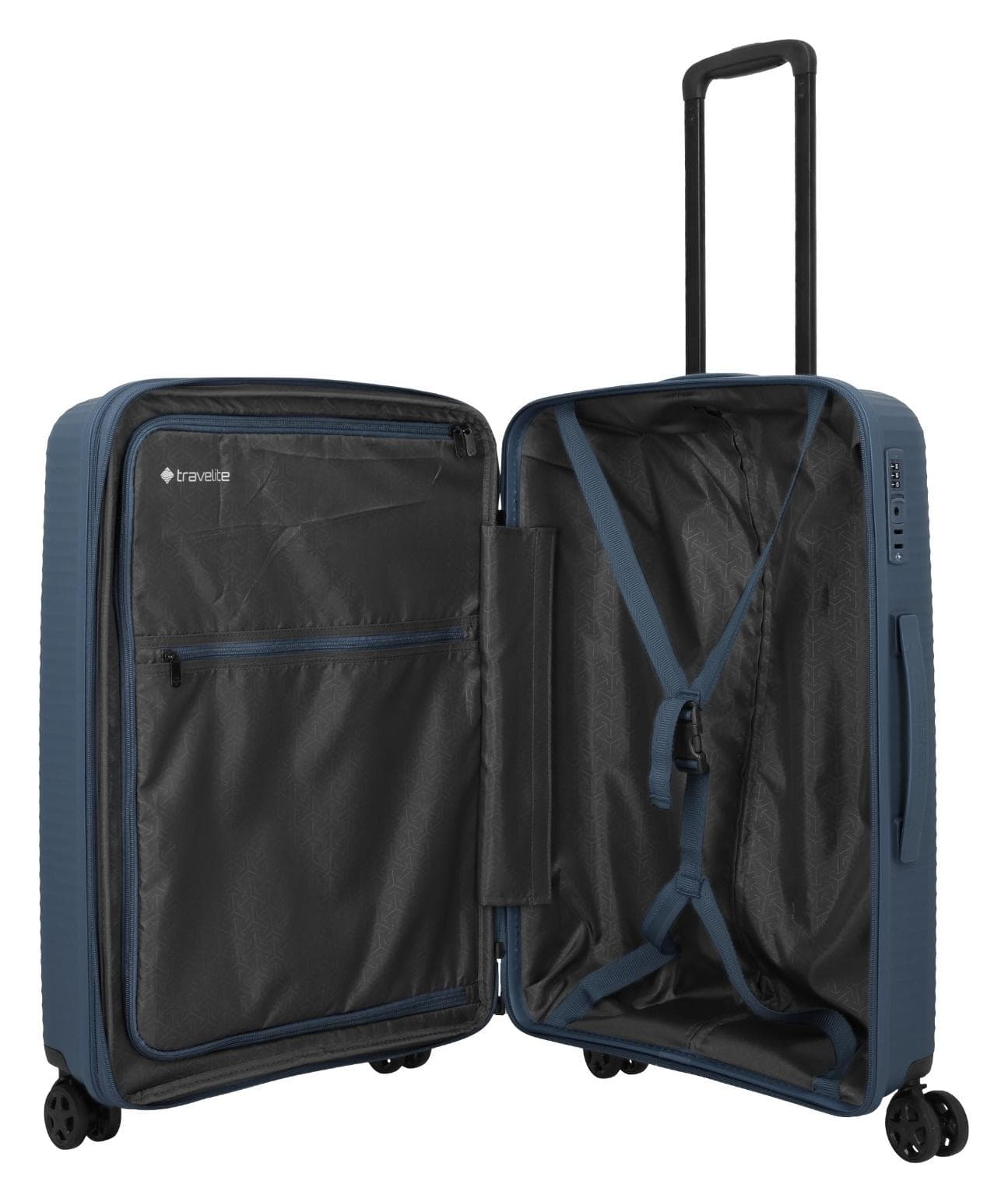 Střední cestovní kufr na kolečkách Travelite Air Stripe M Navy 2