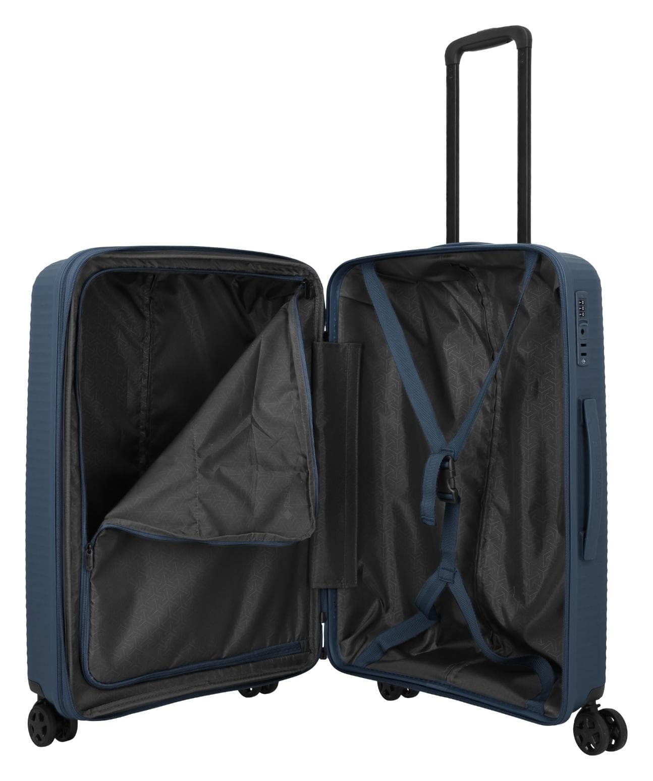 Střední cestovní kufr na kolečkách Travelite Air Stripe M Navy 3
