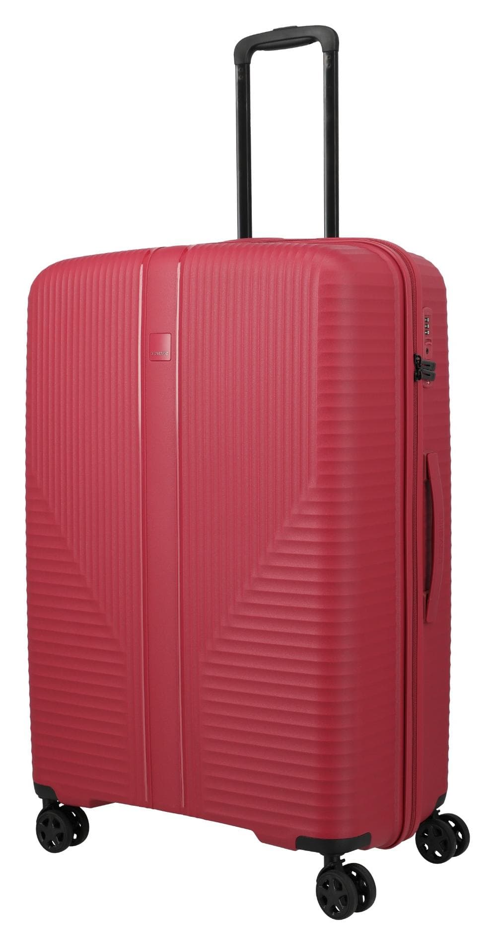 Velký skořepinový kufr Travelite Air Stripe L Red