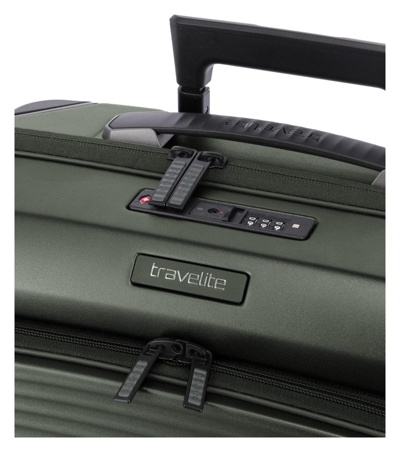 Palubní kufr na notebook Travelite Millennium S Front pocket Pine Green 3