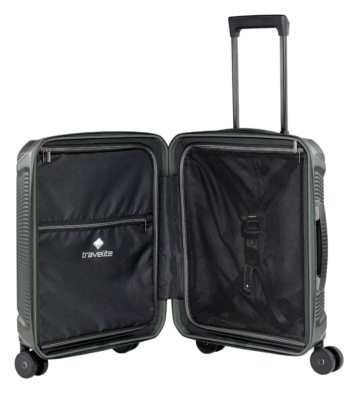 Palubní kufr na notebook Travelite Millennium S Front pocket Pine Green 6