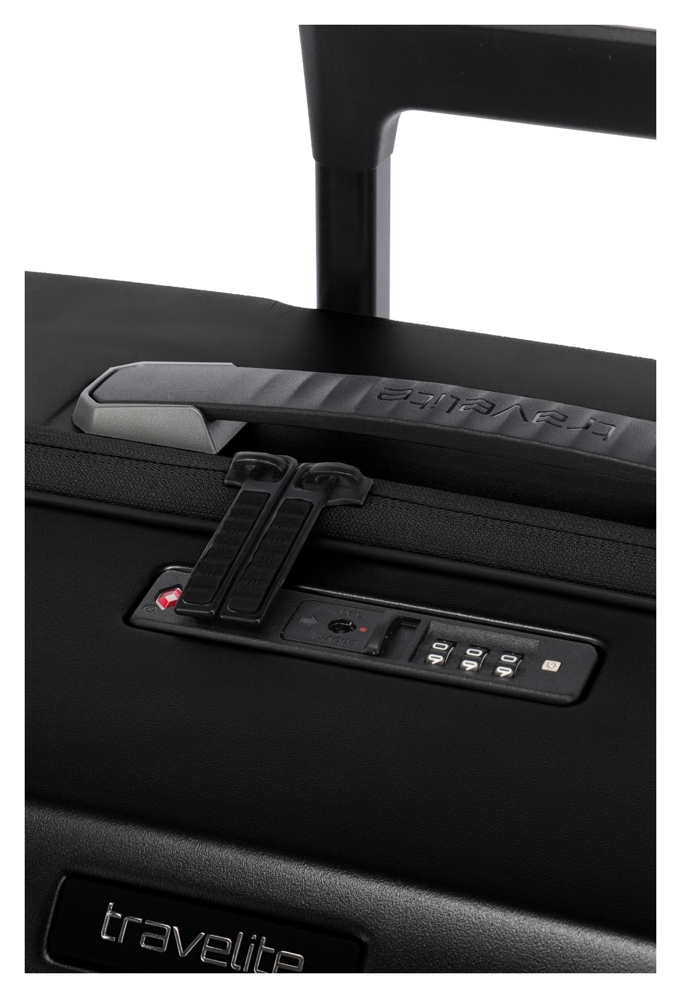 Střední skořepinový kufr Travelite Millennium M Black 3