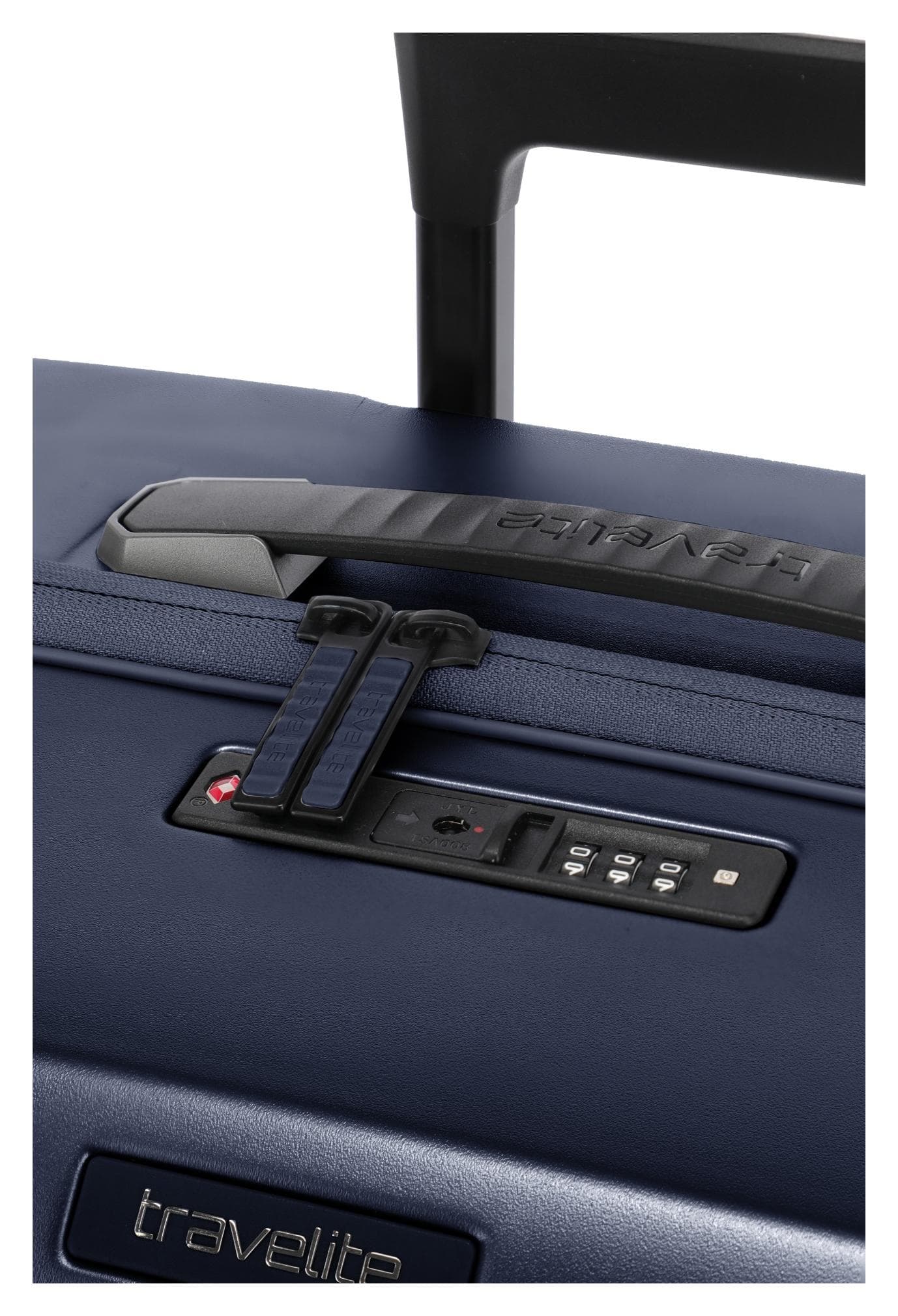 Střední skořepinový kufr Travelite Millennium M Navy 3
