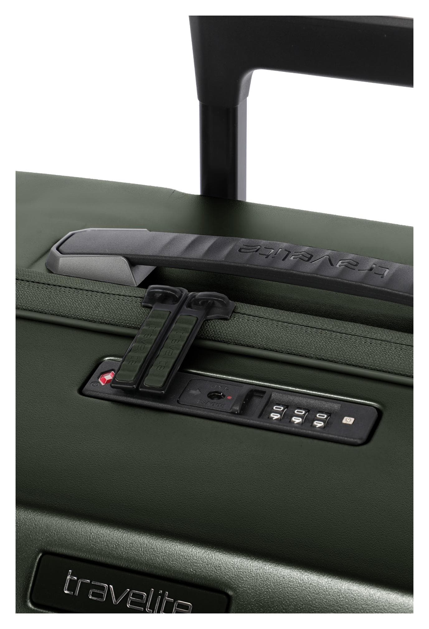 Střední skořepinový kufr Travelite Millennium M Pine Green 3