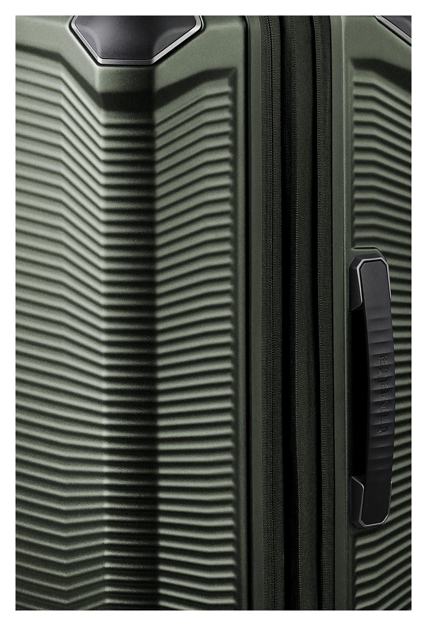 Střední skořepinový kufr Travelite Millennium M Pine Green 4