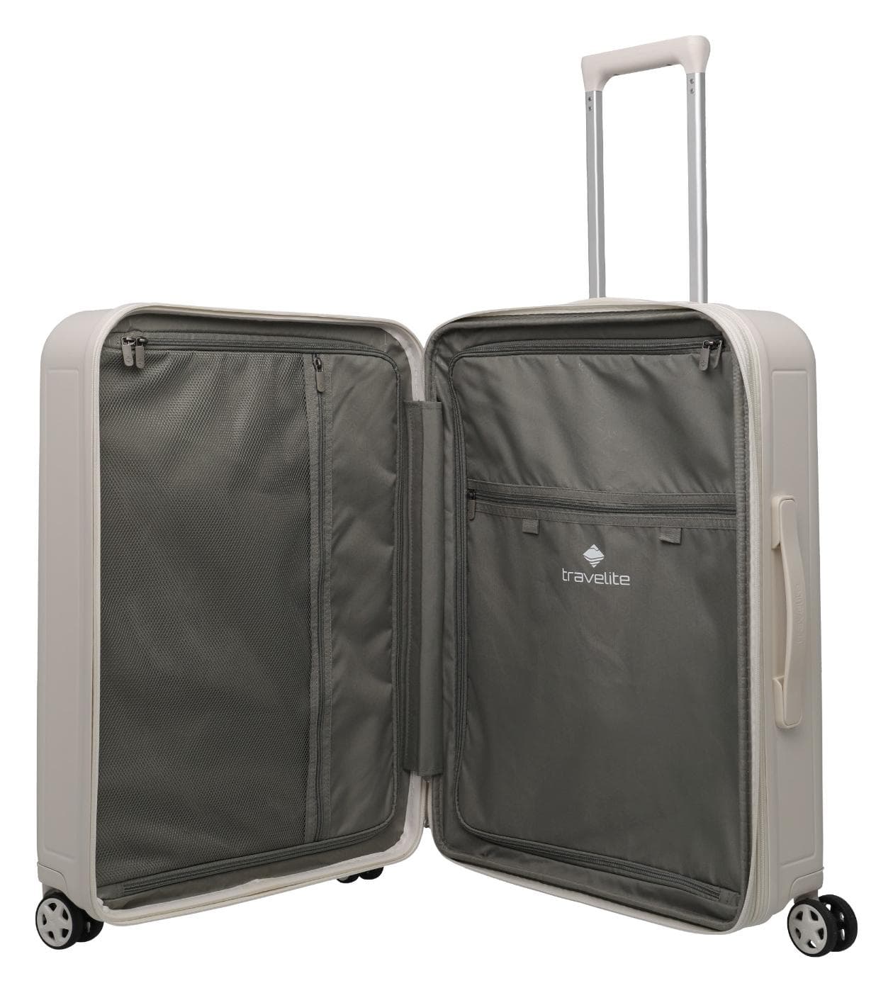 Střední skořepinový kufr Travelite Panello M Ivory 4