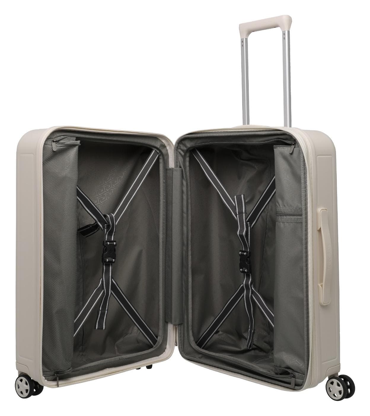 Střední skořepinový kufr Travelite Panello M Ivory 5