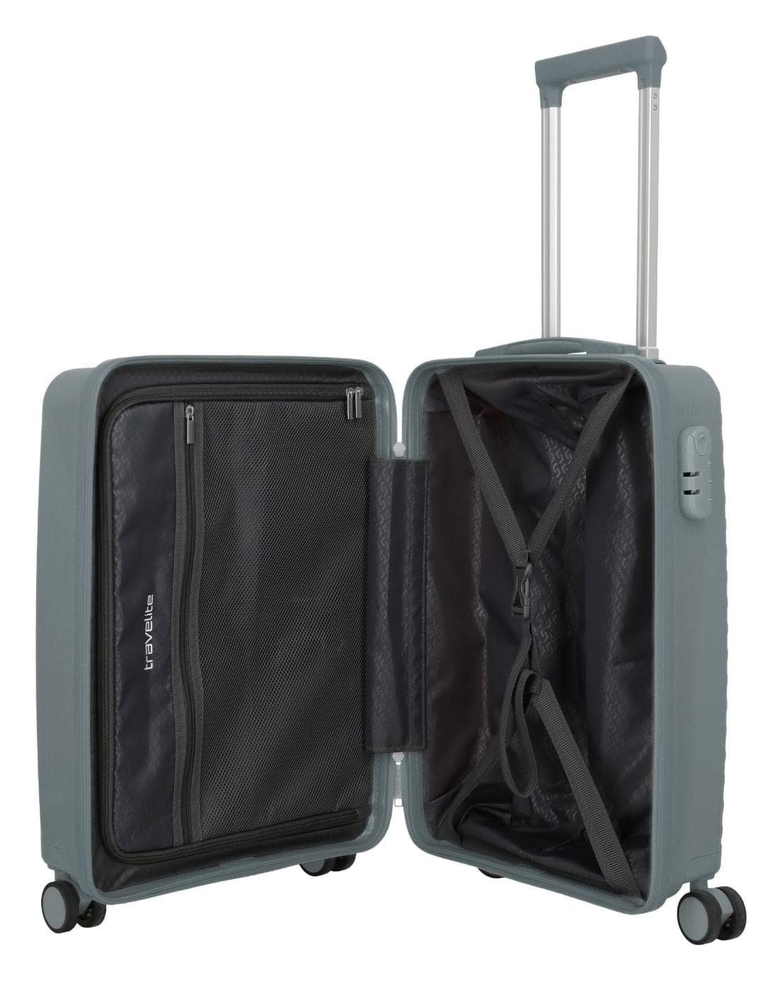 Skořepinový palubní kufr Travelite Pacific S Anthracite 6