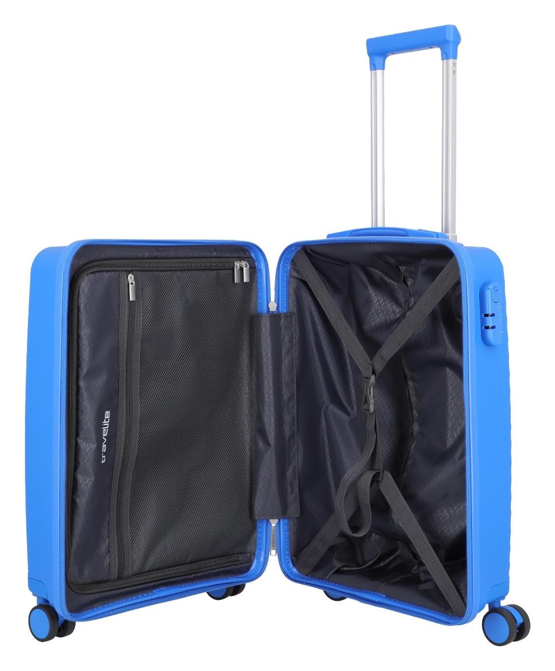 Skořepinový palubní kufr Travelite Pacific S Blue 5