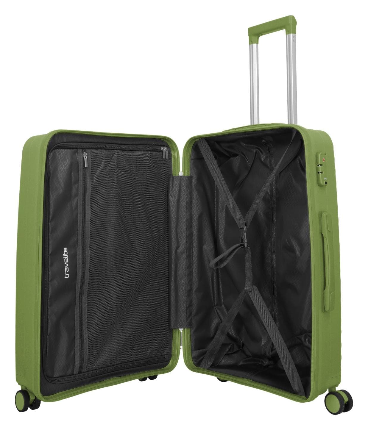 Střední cestovní kufr na kolečkách Travelite Pacific M Olive 6