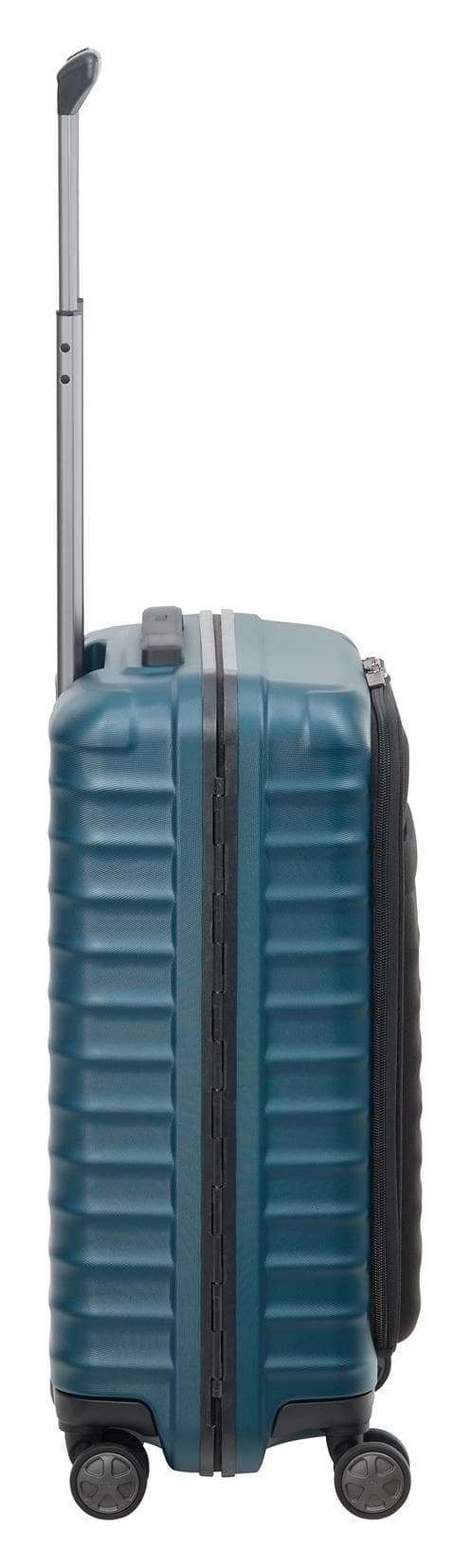 Skořepinový palubní kufr Titan Litron Frame S Front pocket Petrol 5