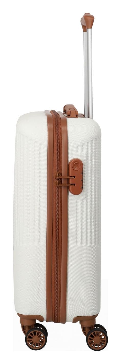 Kabinový kufr 55x40x20 Travelite Bali S White/Cognac 3