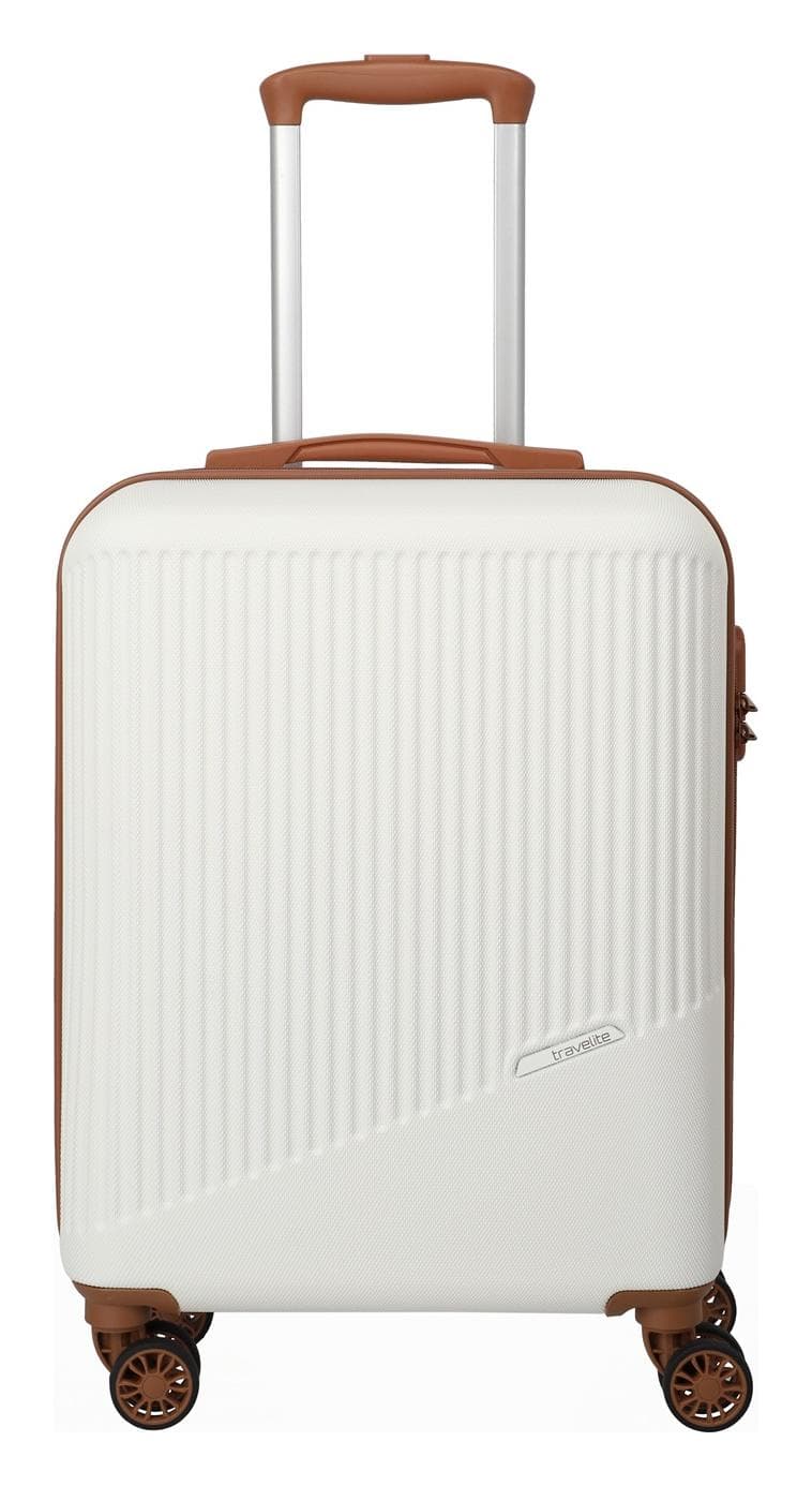Kabinový kufr 55x40x20 Travelite Bali S White/Cognac 2