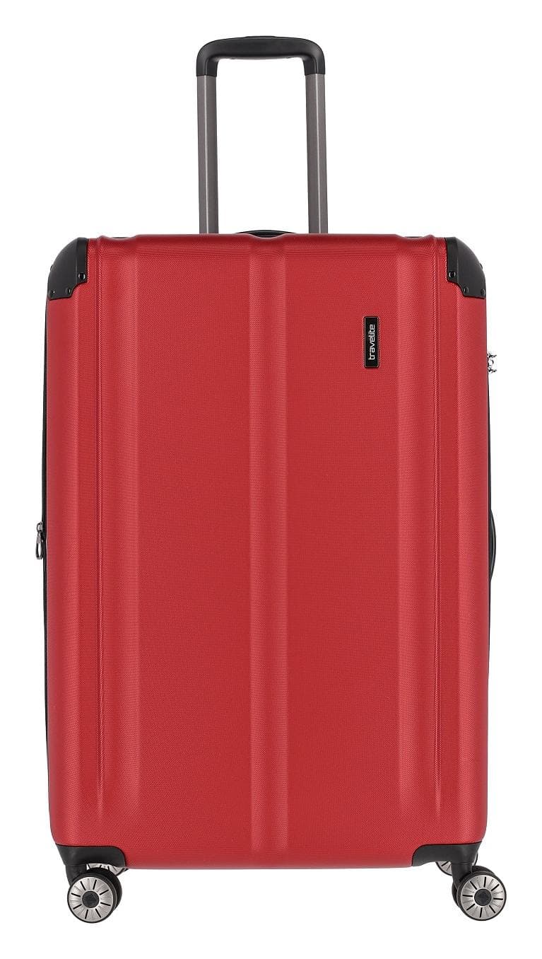 Velký cestovní kufr na kolečkách Travelite City 4w L Red 2