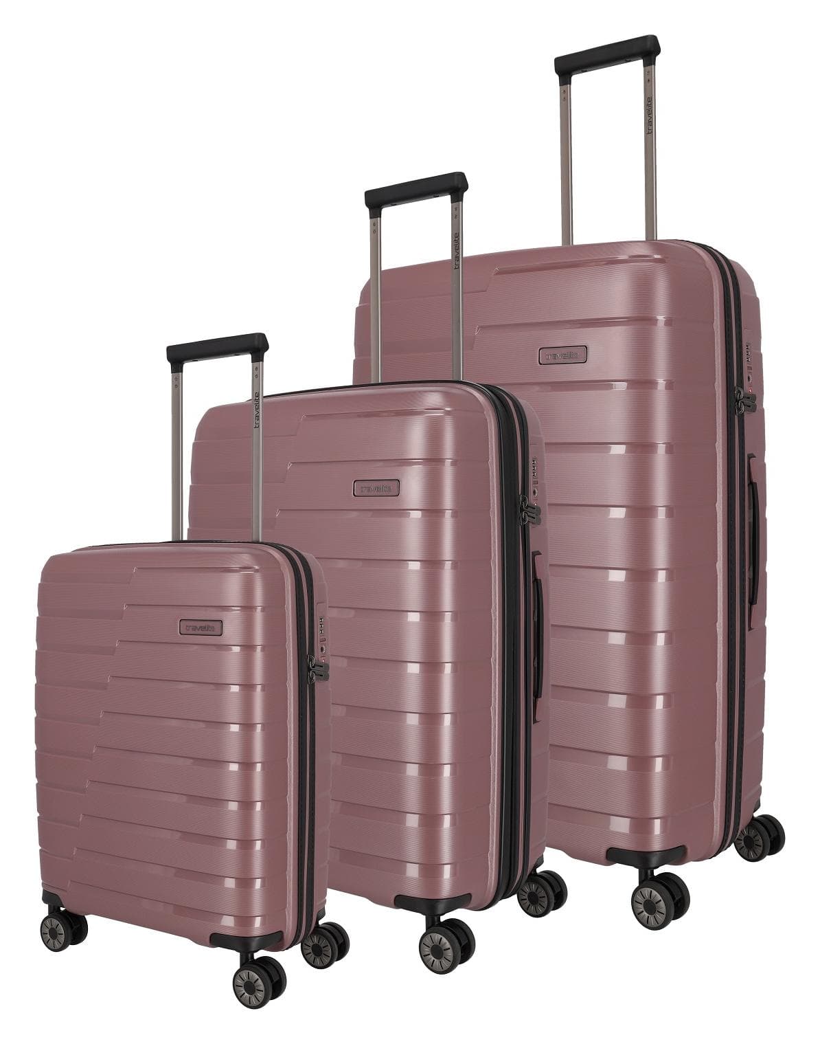 Sada cestovních kufrů Travelite Air Base S,M,L Lilac 2
