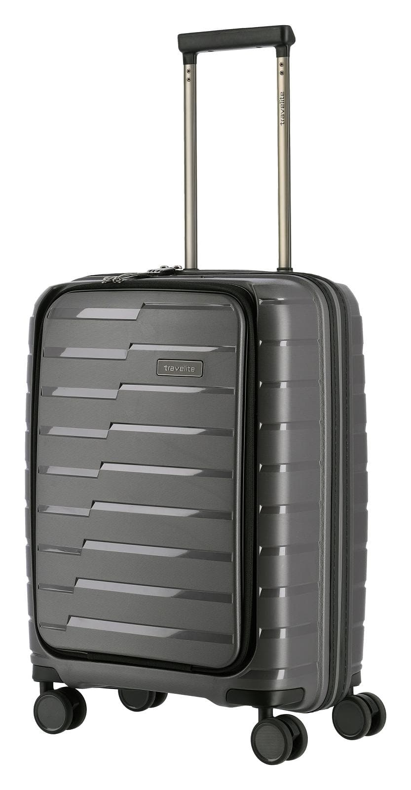 Palubní kufr na notebook Travelite Air Base 4w S Front pocket Anthracite 2