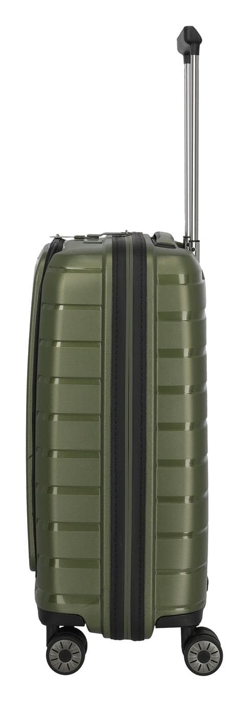 Palubní kufr na notebook Travelite Air Base 4w S Front pocket Olive 3