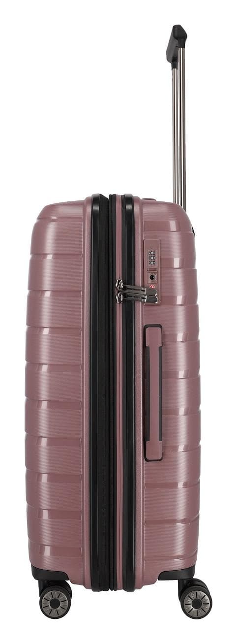 Střední skořepinový kufr na kolečkách Travelite Air Base M Lilac 3