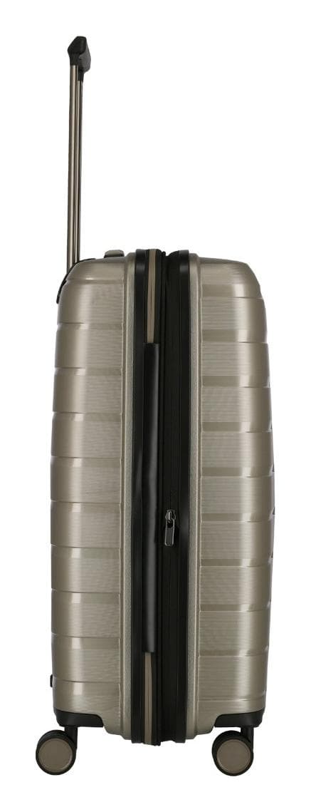 Střední skořepinový kufr na kolečkách Travelite Air Base M Champagne metallic 5