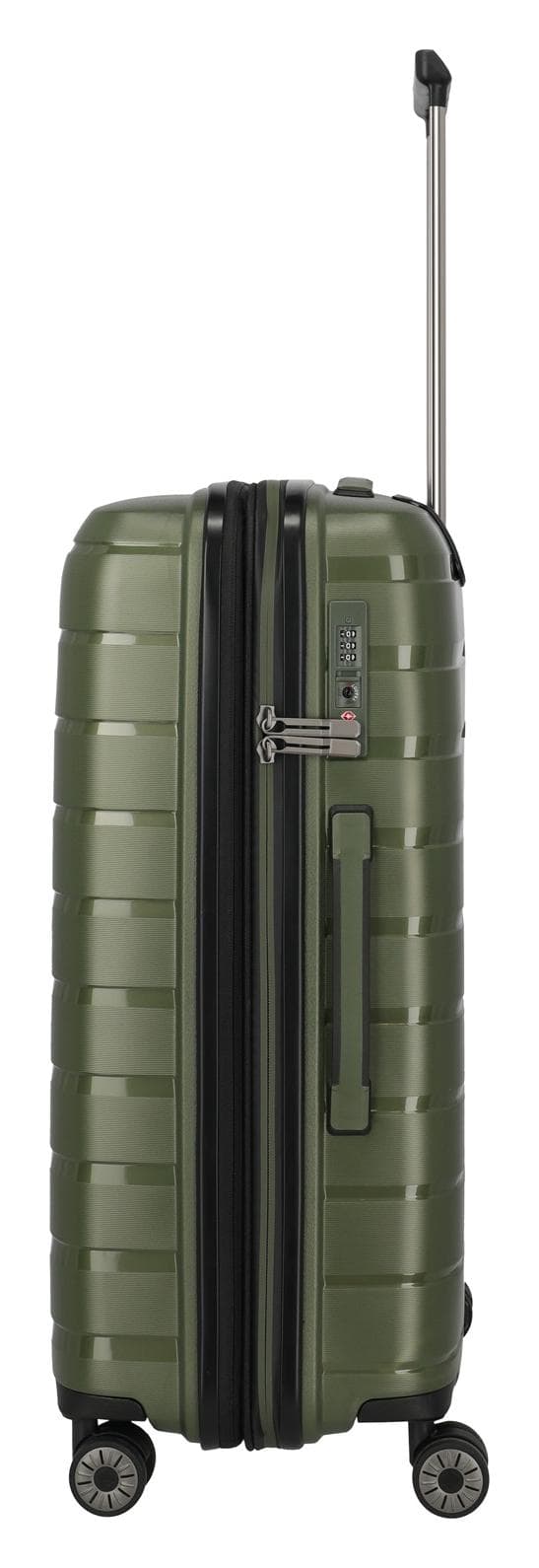Střední skořepinový kufr na kolečkách Travelite Air Base M Olive 3