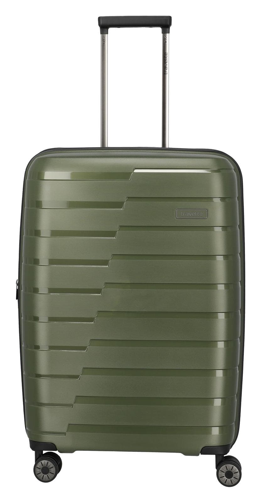 Střední skořepinový kufr na kolečkách Travelite Air Base M Olive 2