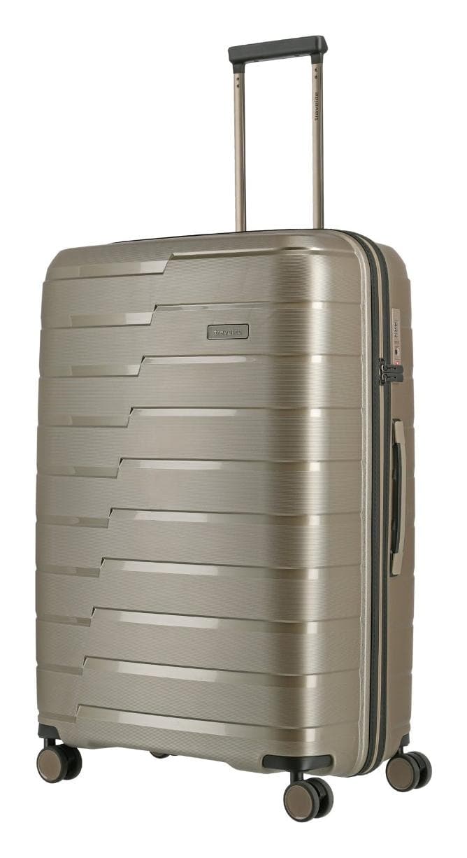 Velký skořepinový kufr na kolečkách Travelite Air Base L Champagne metallic 2